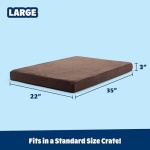 Barkbox Orthopedic Dog Bed with Memory Foam, Premium Comfort for Dogs and Puppies, Dog Bed for Joint Relief and Restful Sleep, Durable and Easy to Clean - Espresso, Large - Image 6