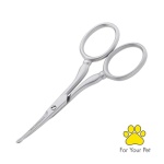 Tweezerman Pet Grooming Scissors, Stainless Steel Rounded Tip Trimming Shears for Dogs and Cats - Image 2