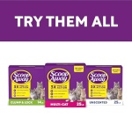 Scoop Away Advanced Multi-Cat Clumping Cat Litter, Meadow Fresh Scent, Pack of 2, 18.5 Pounds (Package May Vary) - Image 4