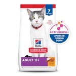 Hill's Science Diet Adult 11+, Senior Adult 11+ Premium Nutrition, Dry Cat Food, Chicken Recipe, 7 lb Bag - Image 3