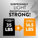 ARM & Hammer Hardball Lightweight Platinum Multi-Cat Clumping Cat Litter Odor Control, Easy No-Mess Scooping, Garden Bloom Scent, 14.5 Lbs. - Image 12