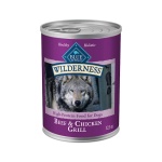 Blue Buffalo Wilderness Adult Wet Dog Food, High-Protein & Grain-Free, Made with Natural Ingredients, Beef & Chicken Grill, 12.5-oz. Cans, 12 Count - Image 10