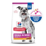 Hill's Science Diet Small & Mini, Senior Adult 7+, Small & Mini Breeds Senior Premium Nutrition, Dry Dog Food, Chicken, Brown Rice, & Barley, 15.5 lb Bag - Image 3