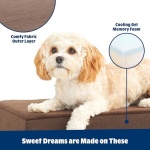 Barkbox Orthopedic Dog Bed with Memory Foam, Premium Comfort for Dogs and Puppies, Dog Bed for Joint Relief and Restful Sleep, Durable and Easy to Clean - Espresso, Large - Image 7