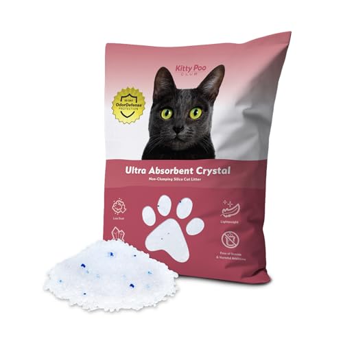Crystal Silica Cat Litter – Lightweight, Low-Dust, Fast-Absorbing Litter with Extended Odor Protection