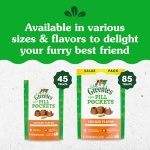 Greenies Feline Pill Pockets for Cats Natural Soft Cat Treats, Chicken Flavor, 3 oz. Pouch (85 Treats) - Image 2