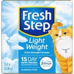 Fresh Step Light Weight Clumping Litter, Extra Strength Formula With Febreze Freshness, 15.4 lb. Box (Package May Vary) - Image 2