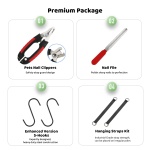 Guzekier Cat Grooming Hammock Harness for Cats, Cat Nail Clipper - Image 4