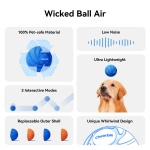 Cheerble Smart Interactive Dog Toy, Wicked Ball AIR, Automatic Moving, Bouncing, and Rotating, E-TPU Material, IPX7 Waterproof Rating, Active Rolling Ball for Medium and Large Dogs - Image 9