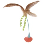 Petlinks Tippy Teaser Self Righting Feather Toy for Cats & Kittens, Rocks & Sways, Fun & Engaging Play - Multi Color, One Size - Image 7