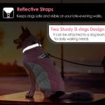 AOFITEE Dog Coat, Warm Dog Winter Coat for Small Dogs, Reflective Turtleneck Dogs Jacket with Harness Built in, Waterproof Windproof Pet Fleece Vest Snow Jacket for Cold Weather, Pink S - Image 4