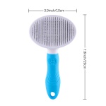 Cat Grooming Brush, Pets Skin Friendly Self Cleaning Slicker Massage Brushes for Shedding Dogs Cats Hair Gentle Remove Loose Undercoat with Long or Short Hairs for All Fur Type- UPGRADED - Image 5