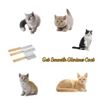 SEIFUD Professional Metal Dog Grooming Comb | 3 PCS Wooden Handled Pet Comb for Dogs and Cats | Removes Tangles, Dematting, Detangling | Great for Matted Hair - Image 4
