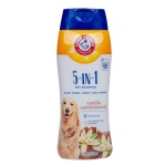 Arm & Hammer for Pets 5-in-1 Pet Shampoo with Conditioner, Vanilla Sandalwood Scent - Deodorizing, Skin Soothing, and Moisturizing Ingredients, Dog Oatmeal Shampoo with Aloe and Shea Butter, 20 Fl Oz