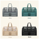 NALIYOUHU Cat Carrier, Small Dog Carrier for Small Medium Pets Up to 15 Lbs，Pet Carrier Airline Approved,Soft-Sided Puppy Travel Bag with Safety Zippers,Chihuahua Carry Case, Kitty Cloth Cage - Image 2