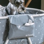 Furesh Little Dipper Dog Bath Tub and Wash Station for Bathing Shower and Grooming, Elevated Foldable and Portable, Indoor and Outdoor, for Small and Medium Size Dogs, Cats and Other Pet (Gray) - Image 4