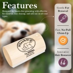 SleekEZ Dog Brush for Shedding & Dog Grooming Supplies | Pet Hair Removal Tool | Great For All Fur Types | For Short, Medium, & Long Hair Pets | Reduces Shedding by 95% | Made in USA | 5 inch - Image 8