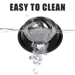 Serentive 2 Pcs Non-Slip Stainless Steel Small Food Bowls - Unbreakable, Thicken Cat Feeder, 7 Oz Dishes - Suitable for Indoor Small Pets - Removable Rubber Base, Easily Clean, Lovely Color - Image 5