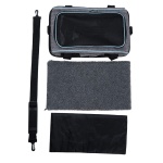 Vceoa 17.5x11x11 Inches Cat, Dog Carrier for Pets Up to 16 Lbs, Soft-Sided Cat Bag Animal Carriers Travel Puppy Carry As a Toy of Fabric Pet Home - Image 4