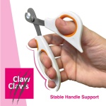 Claw Claws Scissor-Style Nail Clipper, with Razor Sharp Stainless Steel Blades, Anti-Slip Handle, Precise Grooming Tool for Small to Medium Cats, Dogs, Easy Nail Cutting, Durable and Comfortable Grip - Image 3