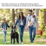 Wakytu Dog Sling Carrier for Small Dogs - Front Dog Carrier with Adjustable Strap - Hands Free Pet Papoose Bag for Chest - Suitable for Puppy, Small Dogs, and Cats for Outdoor Travel,15 lbs - Image 3