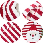 BOBIBI Cat Sweater Christmas Santa Claus Pet Cat Winter Knitwear Warm Clothes Medium - Image 5
