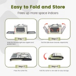 Pawaii Cat Carrier with ID Tag, TSA Airline Approved Soft Sided Collapsible Pet Travel Carrier, Portable Comfortable Convenient Foldable Cat Travel Bag - Image 3