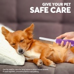 GENPEPADO Grooming Comb for Dogs and Cats with Matted Hair, Detangling Pet Comb with Long and Short Stainless Steel Metal Fine Teeth for Removing Mats, Tangles, Knots & Loose Fur from The Undercoat - Image 3