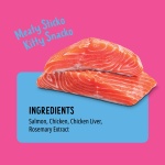 Bonkers Purrpops, Freeze Dried Salmon Flavor Lollipop Cat Treats, Healthy Real Meat Treats, Training Treats or Food Topper, for All Breeds and Ages, Value Pack (13 Pack, 52 Pieces) - Image 2