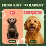 TropiClean 2-in-1 Dog Shampoo and Conditioner, Moisturizing Dog Detangler, Puppy Safe, Made in the USA, Papaya Scent, Cat & Kitten Safe, 20oz. - Image 3