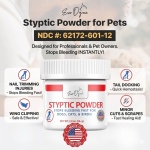 Styptic Powder for Dogs, Cats, and Birds (2 oz) by Evo Dyne | Fast-Acting Blood Stop for Pets | Quick Stop Bleeding Powder for Dog Nail Clipping, Grooming, Cuts and More (1-Pack) - Image 7