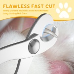Cat Nail Clipper, Claw Trimmer Made of Stainless Steel, Clean Cut, No Shred, Mirror Finish. Small Animal Nail Clippers for Cats, Kittens, Bunny, Puppy, Rabbit, Gatos, and More - Image 7
