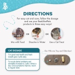 Cat Dental Care Supplement for Bad Breath, Tartar & Gum Support - Natural Cat Teeth Cleaning Oral Tablets Provide Eating & Gum Comfort, Teeth Wellness and Plaque Control, Tiny Dissolvable 400 Pills - Image 4