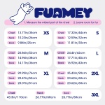 FUAMEY Dog Coat for Small Dogs,Waterproof Dog Winter Jacket with Harness Built in Puppy Cold Weather Coats Reflective Pet Vest with Zipper Warm Fleece Dogs Snowsuit Windproof Red S - Image 9