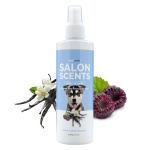 Bark2Basics Salon Scents Pet Grooming Cologne - 8 oz, Natural Professional Groomer Perfume for Dogs and Cats, Long Lasting, Deodorizing, (Vanilla Black Raspberry)