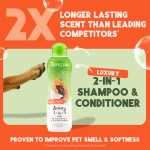 TropiClean 2-in-1 Dog Shampoo and Conditioner, Moisturizing Dog Detangler, Puppy Safe, Made in the USA, Papaya Scent, Cat & Kitten Safe, 20oz. - Image 7