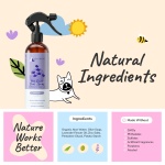 kin+kind Dog Deodorizing Spray - Safe, Natural, & Easy to Use Pet Odor Eliminator, Premium Cat/Dog Detangler Spray Formula Made w/Aloe, Dog Deodorizer for Smelly Dogs/Cats Made in The USA (12 fl oz) - Image 4