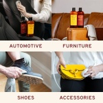 Leather Honey Leather Cleaner: Non-Toxic Leather Care Made in the USA Since 1968. Deep Cleans Leather, Faux & Vinyl - Couches, Car Seats, Purses, Tack, Shoes & Bags. Safe Any Colors & White Leather - Image 7