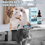 Vomiting Relief for Cats, Cat Vomit Remedy, Probiotic Digestive Support Liquid, Helps Reduce Hairballs, Relieve Sensitive Stomach & Support Gut Health, Gentle Daily Formula - 60mL - Image 4