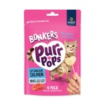 Bonkers Purrpops, Freeze Dried Salmon Flavor Lollipop Cat Treats, Healthy Real Meat Treats, Training Treats or Food Topper, for All Breeds and Ages, Value Pack (13 Pack, 52 Pieces) - Image 7