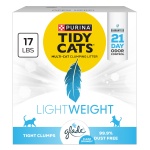 Purina Tidy Cats LightWeight With Glade Clear Springs Multi-Cat, Clumping, Low Dust, Scented Cat litter - 17 lb. Box