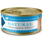Blue Buffalo Natural Veterinary Diet HF Hydrolyzed for Food Intolerance Wet Cat Food, Veterinarian's Prescription Required, Salmon, 5.5-oz. Cans (24 Count)