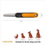 Fiskars Pet Nail File, Cat and Dog Nail File, Contoured Shape & SoftGrip Handle for Smooth Finishing, 7.25”, Orange/Black - Image 6