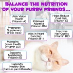 Cat Multivitamin,15 in 1 Cat Vitamins Liquid Drops Supplements for Heart Health, Bones, Joint, Skin & Coat, Bladder, Immune System Support 60ml - Image 2