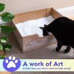 Leakproof Disposable 2-Pack Cat Litter Box Only - Made in The USA | Unmatched Odor Control | Recyclable — Kitty Poo Club - Image 4