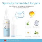 Pet Steam Brush for Dog & Cat – shower bath brush – Steam for Shedding & Grooming Water Brush for Long & Short Haired Pets Spritz Defur Comb 3-in-1 Spray Hair Removal Comb Includes 2*Waterless Shampoo - Image 8