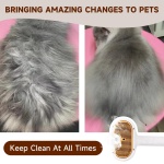 Pet Steam Brush for Dog & Cat – shower bath brush – Steam for Shedding & Grooming Water Brush for Long & Short Haired Pets Spritz Defur Comb 3-in-1 Spray Hair Removal Comb Includes 2*Waterless Shampoo - Image 4