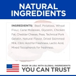 Hill's Natural Soft Savories, All Life Stages, Great Taste, Dog Treats, Beef & Cheddar, 8 oz Bag - Image 7