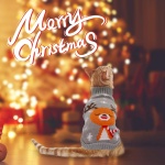 HYLYUN Cat Christmas Sweater 2 Packs - Puppy Christmas Sweater Pet Reindeer Snowflake Sweaters for Kittys and Small Dogs M - Image 3