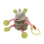 SmartyKat Bouncy Mouse Bungee Dangler Plush Cat Toy, Springy Erratic Motion for Batting & Pouncing Fun for Cats & Kittens, Randomly Selected Color, One Size